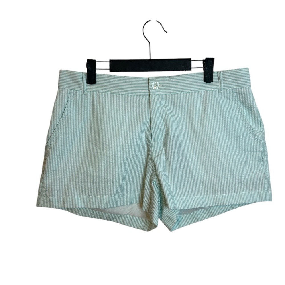 Lauren James Mint Green Seersucker Women’s Shorts